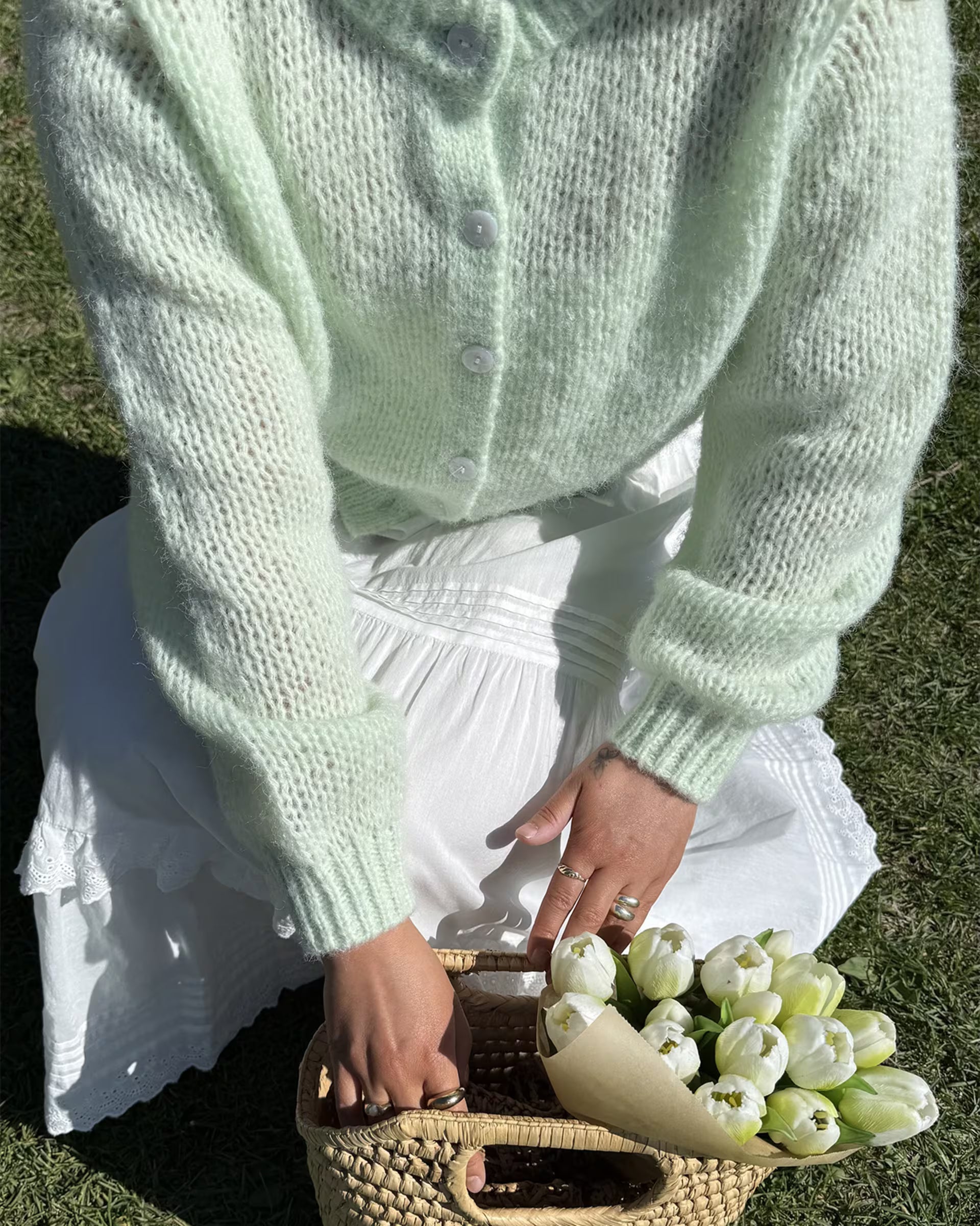 VMWILO Knitted Cardigan - Seacrest